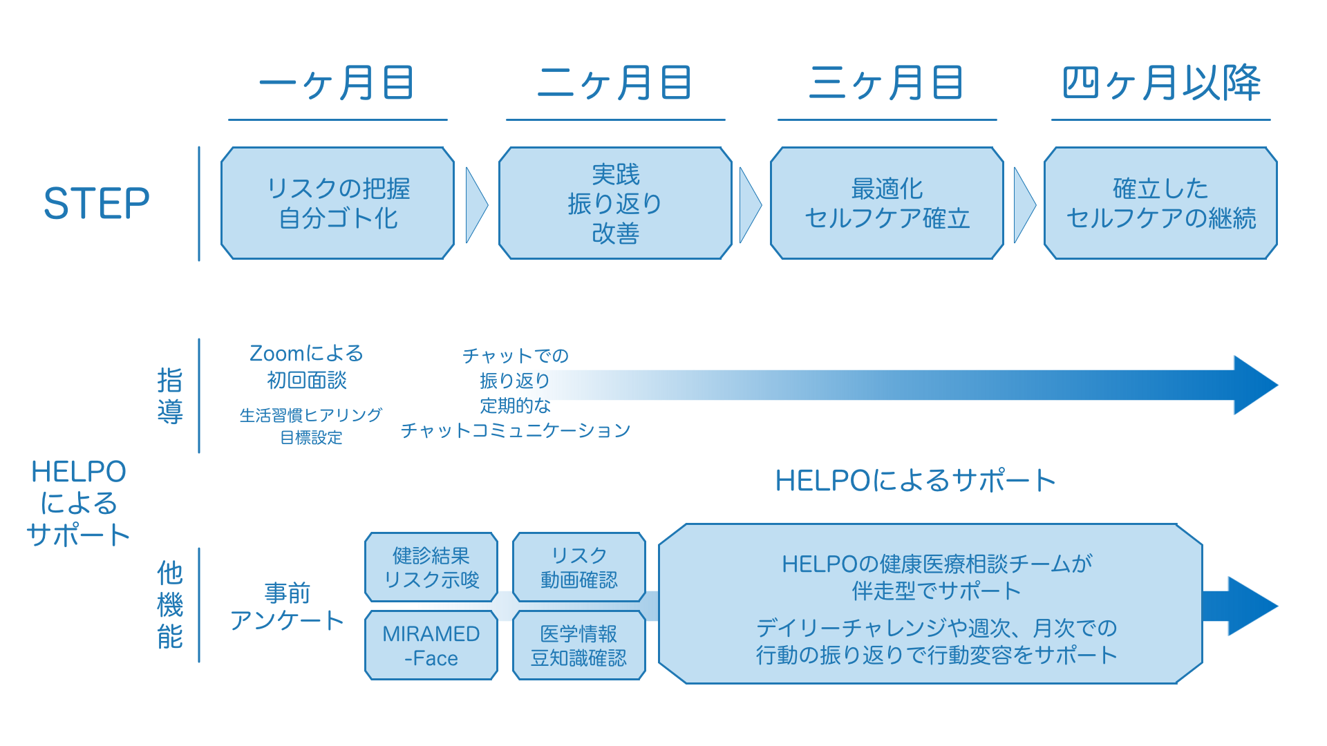 特定保健指導の流れ